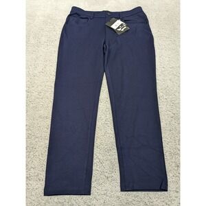 Under 5'10 U-510 Mason Omni Stretch Knit Pants 30x25 Performance Navy Blue NWT